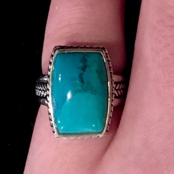 BARSE Turquoise Sterling Silver 925 Ring Sz 6 NWOT - Picture 5 of 9